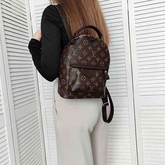 Жіночий рюкзак класичний брендовий. Жіночий маленький брендовий рюкзак Коричневий 816 Київ