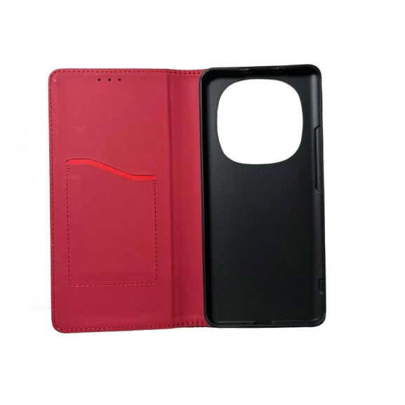 Чохол-книжка Xiaomi Redmi Note 15 4G 5G Шкіряний (червоний) Одеса - фото 3