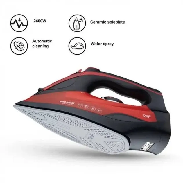Праска Domotec/RAF R-1233R 2200W з керамічною підошвою Одеса - фото 1