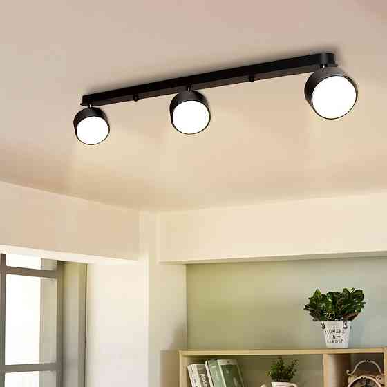 Светильник потолочный MSK Electric Copter спот с тремя поворотными плафонами GX53 NL 80405-3 BK Одесса