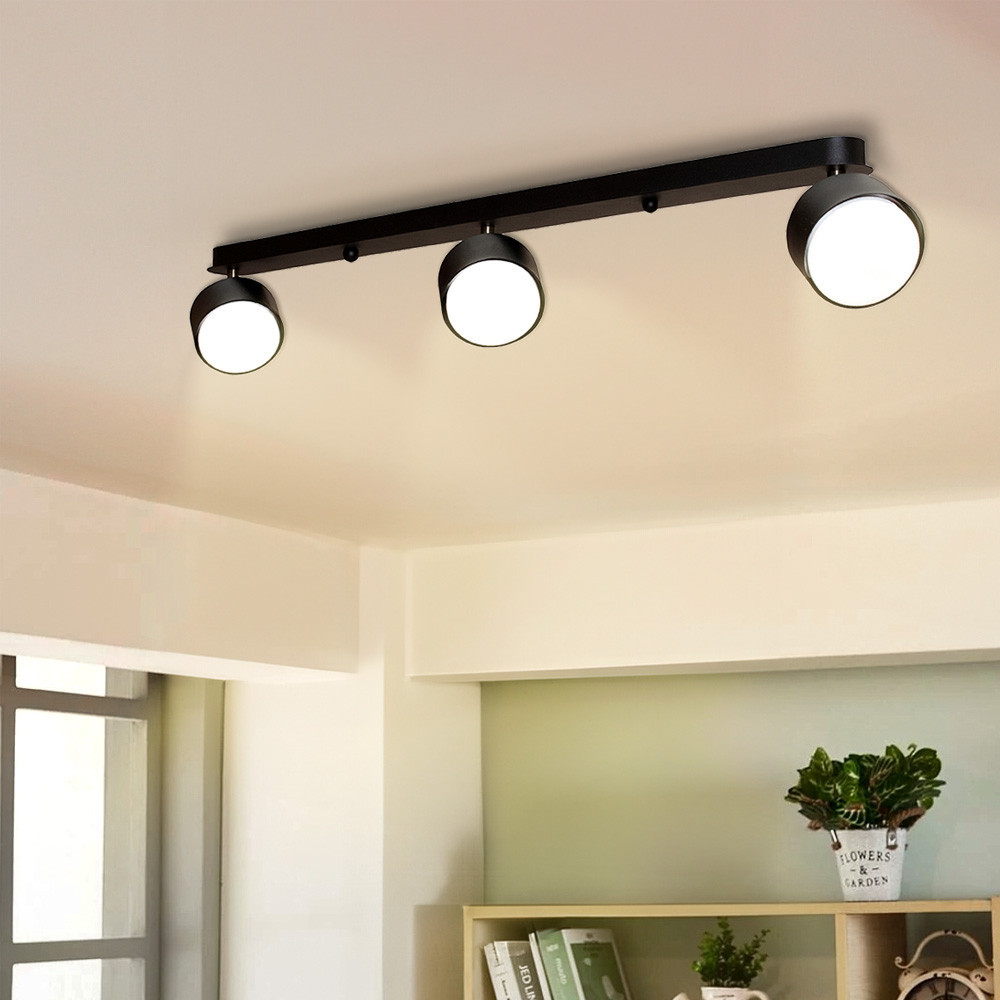 Светильник потолочный MSK Electric Copter спот с тремя поворотными плафонами GX53 NL 80405-3 BK Одесса - изображение 4