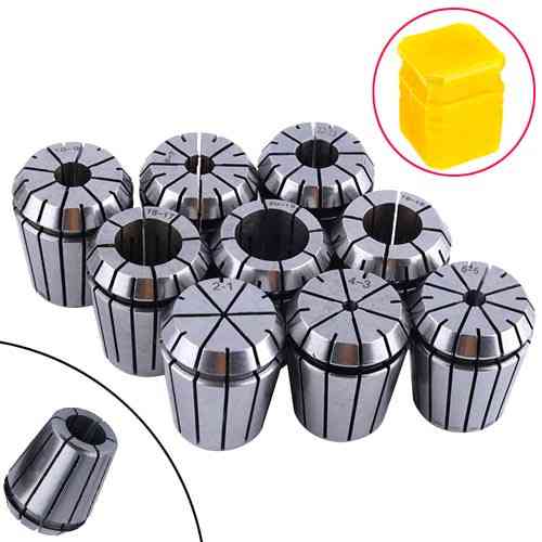 Цанги зажимные ER32, набор 9шт, диапазон 2-20мм, для фрезера и ЧПУ станка Киев