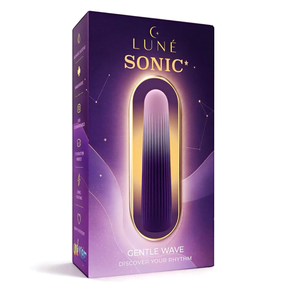 Гибкий мини-вибратор LUNE Sonic Gradient, 10 режимов вибрации, 10 × 2,3 см Sex Aura Киев - изображение 2