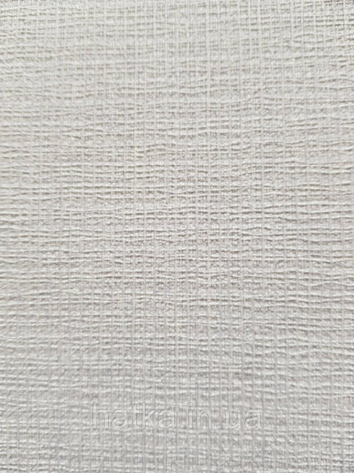 Шпалери метрові вінілові на флізелін AdaWall Beta метрові однотонні під тканину під льон білий з сірим Київ - фото 2