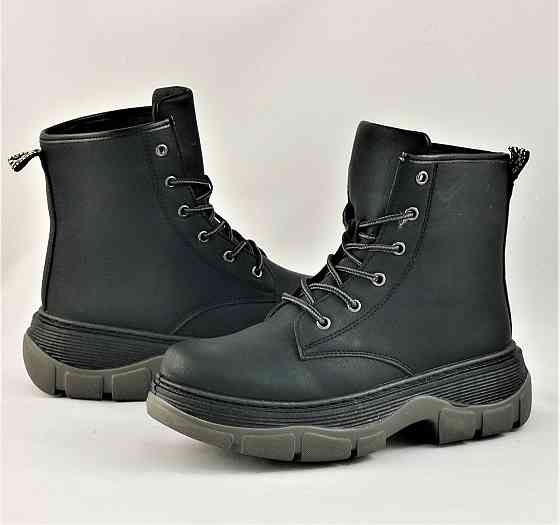 Зимові напівчоботи Жіночі з Хутром Черні (розміри: 36) - 03-1 Дніпро