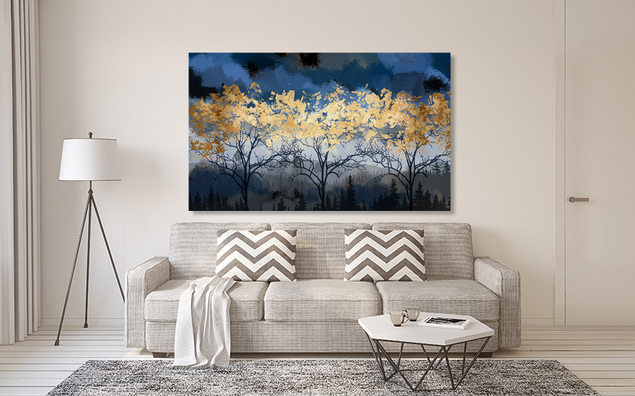 Картина холст в гостиную / спальню Абстракція   MLP_195 50x100 см Киев - изображение 2