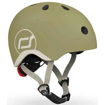 Шлем Scoot&Ride оливковий з ліхтариком 45-51см (SR-181206-OLIVE) Винница