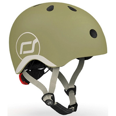 Шлем Scoot&Ride оливковий з ліхтариком 45-51см (SR-181206-OLIVE) Винница - изображение 6