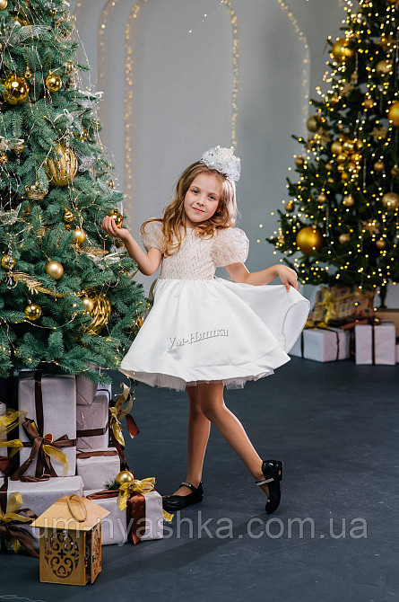 Святкова пишна біла сукня для дівчинки Кривий Ріг - фото 5