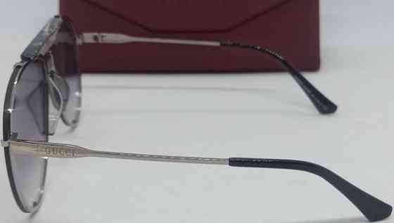 Брендові окуляри краплі чоловічі сірий градієнт у фірмовому жорсткому футлярі. Київ