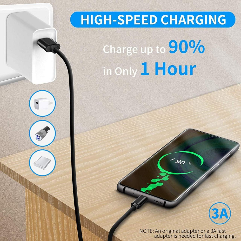 Кабель PremiumCord USB 3.2 Gen 2 A→C черный 0.5 м SuperSpeed 10 Gbit/s 60W (20V/3A) для зарядки и передачи Киев - изображение 7