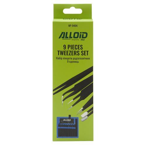 Набір пінцетів радіотехнічних 9 од  (NP-9494) Alloid Одесса - изображение 4