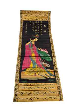 Панно интерьерное бамбуковое Девушка Киев