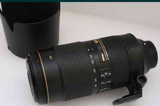 Объектив: Nikkor AF-S 80-400mm. F/4.5-5.6 G ED VR. Киев