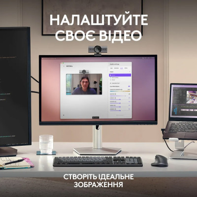 Веб-камера Logitech MX Brio 4K Graphite (960-001559) Винница - изображение 4
