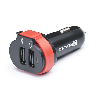 Зарядний пристрій REAL-EL CA-35 black (EL123160012) Вінниця - фото 6