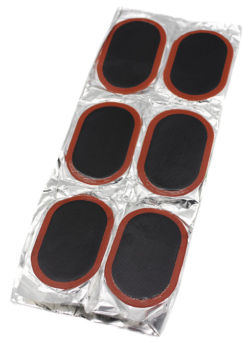 Латки з клеєм "RED SUN" для вело камери та матраців RS012 Дніпро - фото 1