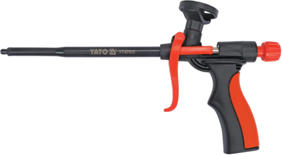 Пістолет для нанесення PU маси з тефлоновим покриттям YATO: ствол l=200 мм, заг.відстань- 315мм [20] Одеса