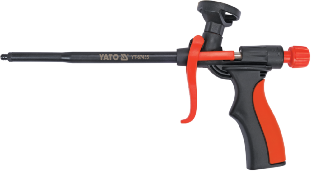 Пістолет для нанесення PU маси з тефлоновим покриттям YATO: ствол l=200 мм, заг.відстань- 315мм [20] Одеса - фото 1