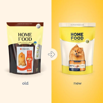 Сухой корм для собак Home Food ADULT MINI Healthy Skin And Shiny Coat с индейкой и лососем 1.6 кг (4820235020361) Винница - изображение 2