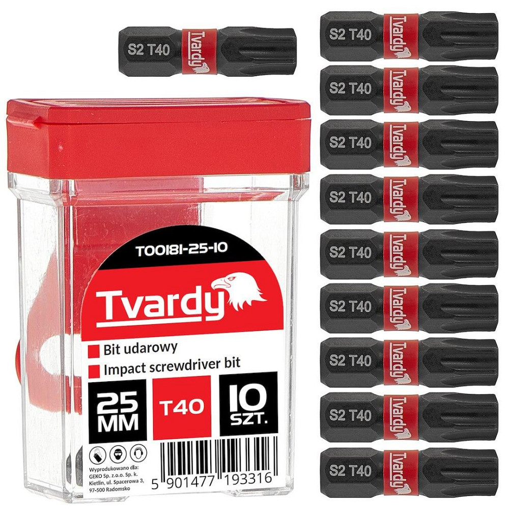 Біта удана "Tvardy" Torx T40 x 25мм Киев - изображение 1