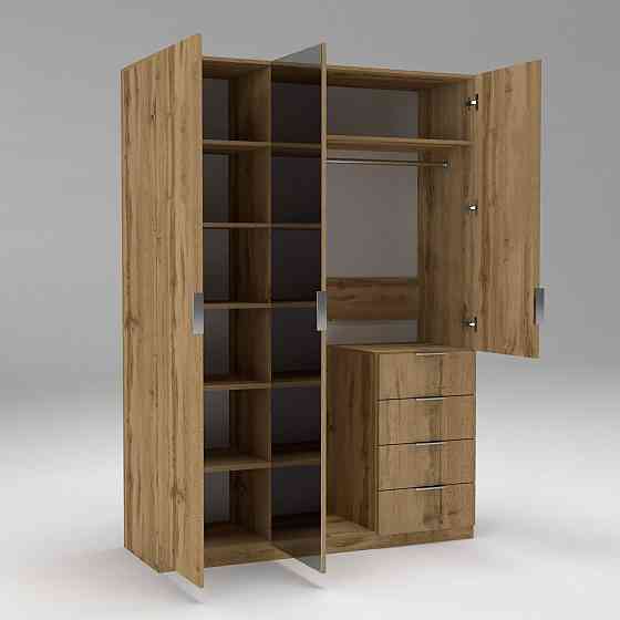 Шафа Крістал 2, Дуб Аппалачі, 1500х520х2100 Львів