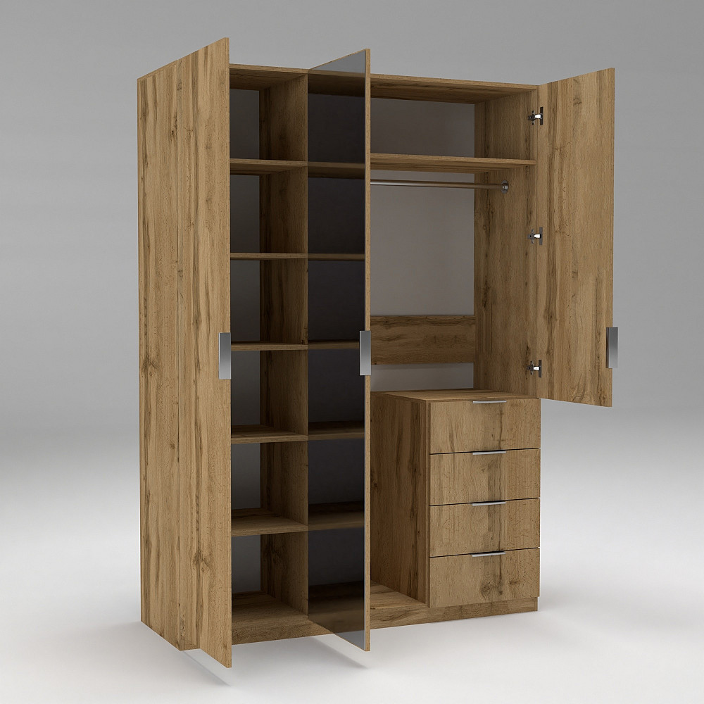 Шафа Крістал 2, Дуб Аппалачі, 1500х520х2100 Львів - фото 5