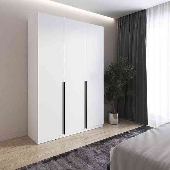 Шафа для одягу VAYS M-32, 2 штанги та полиці, ЛДСП, 150×50×220 см - для спальні, вітальні, передпокою Львів