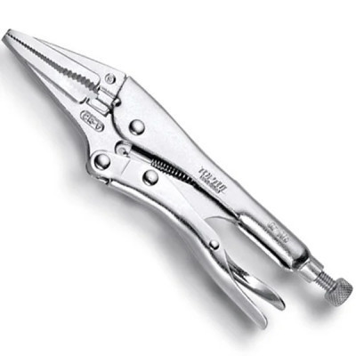 Клещи Toptul зажимные универсальные с фиксатором 230мм (длинные губки) (DAAS1A09) Винница - изображение 1