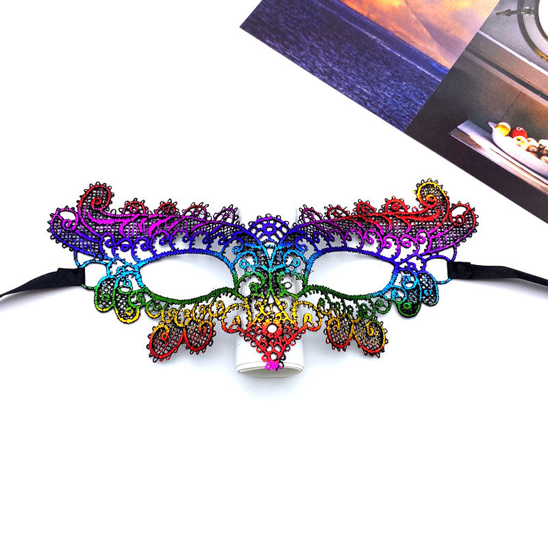 Маска на карнавал на зав`язках one size різнобарвний Київ - фото 1