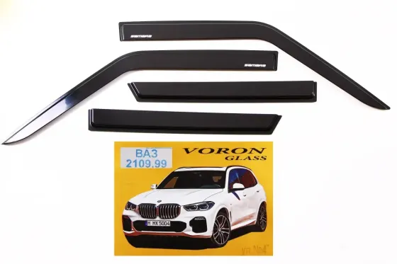 Ветровики на двери 2109 Voron самоклеющ. (4 шт.) Винница