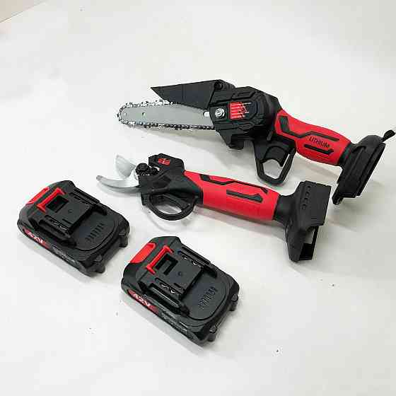 Пила обрезная аккумуляторная, Аккумуляторная мини пила, Цепная мини-пила для обрезки деревьев NR-53 Киев