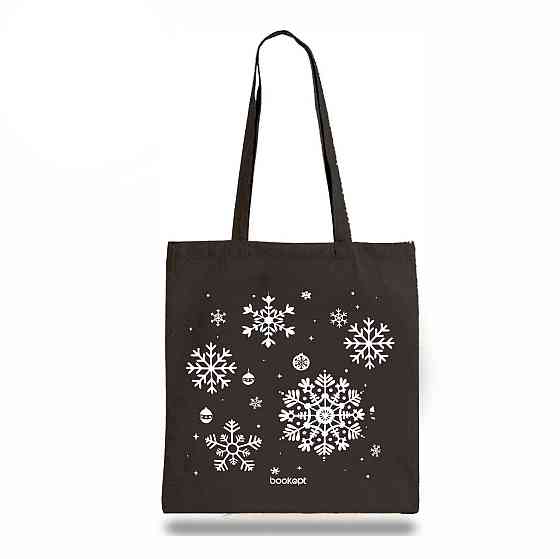Екошопер BookOpt BK4041 Сніжинки чорний Киев