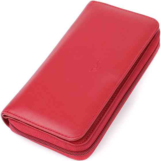 Вместительный женский кошелек из натуральной кожи Tony Perotti 20902_1 (1192 rosso) Красный Киев