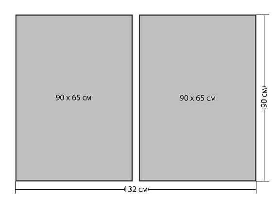 Модульная картина в гостиную / спальню  Дерева  TLV-2_048 90x132 см Київ