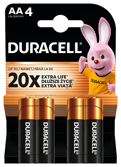 Щелочные батарейки Duracell AA, 4 шт. (6409641) Киев - изображение 5