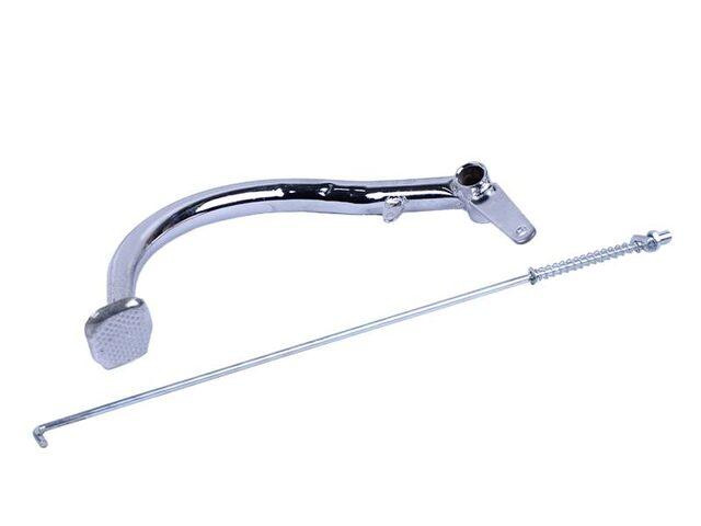 Лапка тормоза заднего с тягой на мопед Дельта/Альфа Мукачево - изображение 1