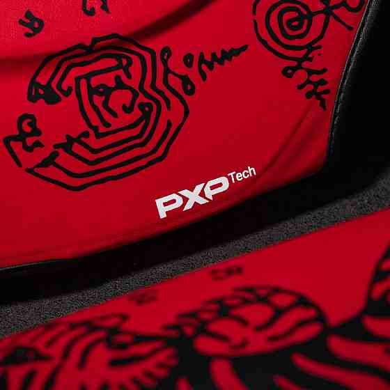 Захист гомілки та стопи Phantom Muay Thai Red L/XL Кам'янське