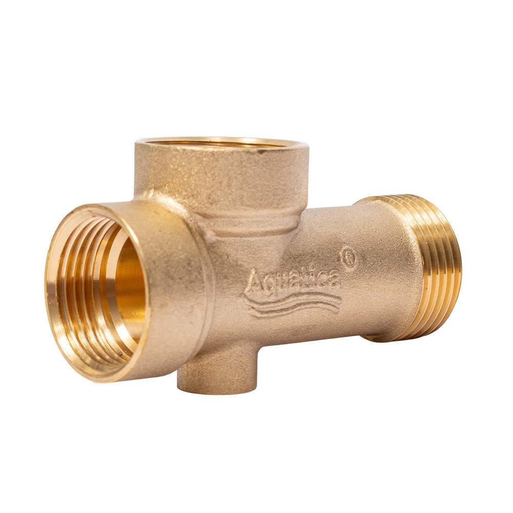 З'єднувач п'ятививідний 90 мм 1" М×1"F×1"F×1/4"M×1/4"F AQUATICA (779597) Київ - фото 5