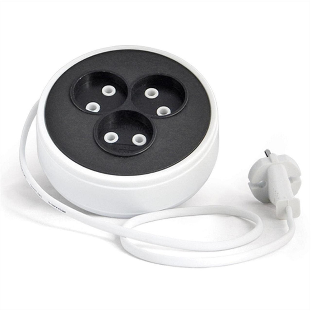 Подовжувач рулетка 3 розетки + 3м "Светоприбор" 2*0.75 Харків - фото 1