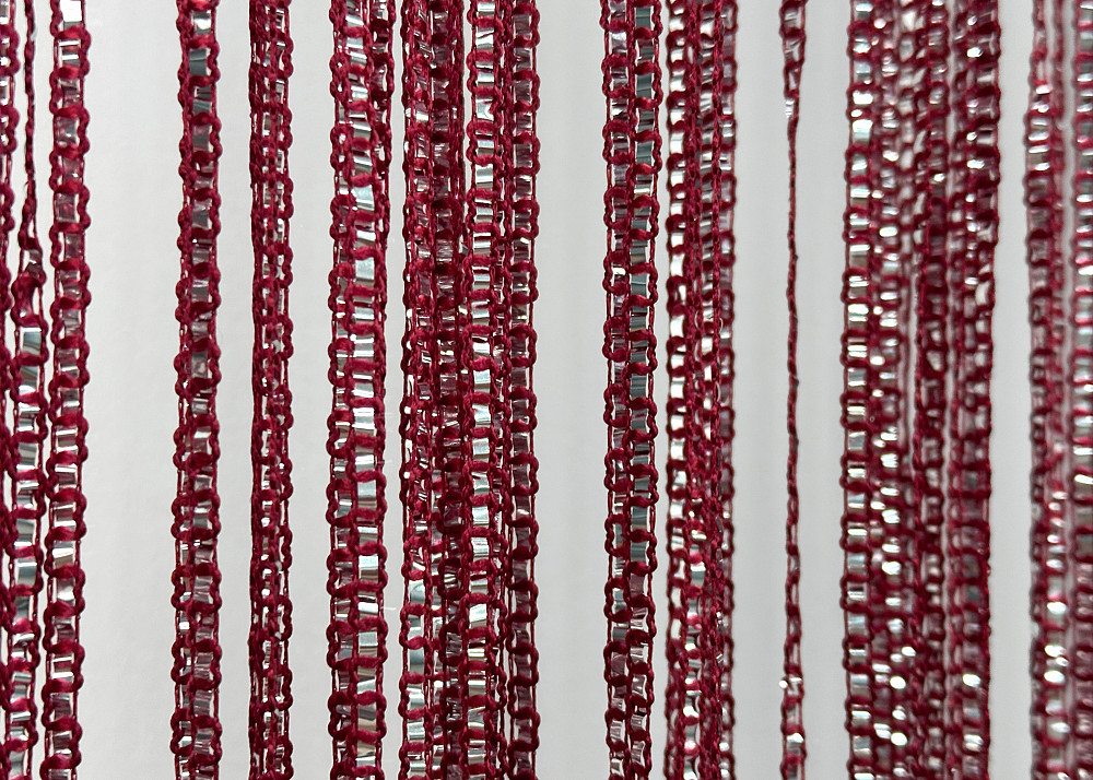 Шторы-нити Rovi Premium с люрексом Бордовый 300х300см 1 шт (61-117) Киев - изображение 7