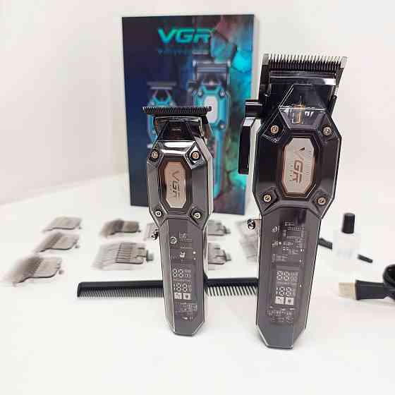 Машинки для стрижки усов и бороды VGR 2 в 1 VGR V-600 V-900, Набор для стрижки волос с зарядкой SU-24 Львов