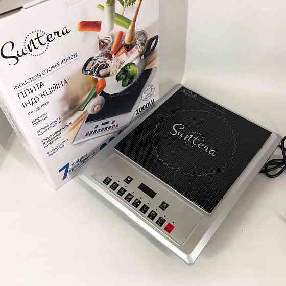 Плита електрична потужна Suntera, Без імпульсна індукційна плита, Електро електроплити LK-21 Івано-Франківськ