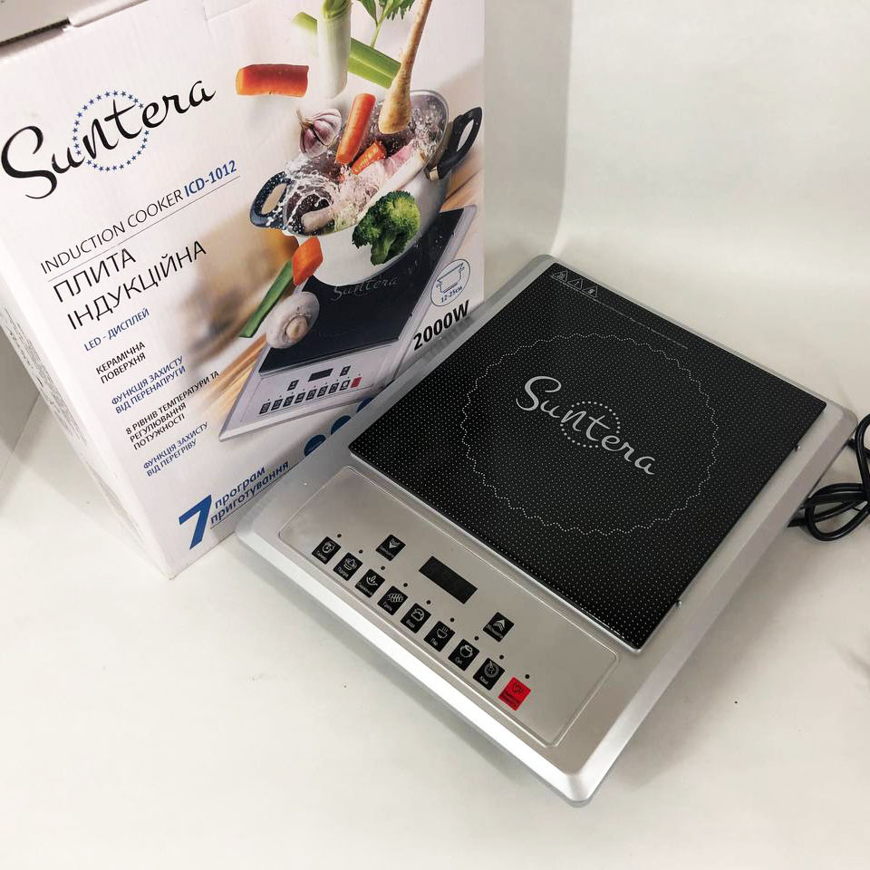 Плита електрична потужна Suntera, Без імпульсна індукційна плита, Електро електроплити LK-21 Івано-Франківськ - фото 4