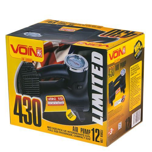 Компресор VOIN VL-430 150psi 14А 40л з прикурювачем і перехідником на клеми Харків - фото 9
