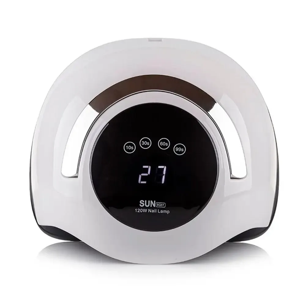 Лампа для маникюра SUN BQ-5T 120Вт UV+LED, Белая/Ультрафиолетовая лампа для сушки ногтей с ручкой и дисплеем Киев - изображение 3