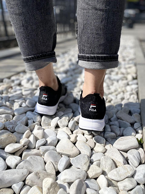 IDEAL Кросівки жіночі IDEAL 219 чорні (весна-осінь, текстиль + сітка) (2473) Коломыя - изображение 8