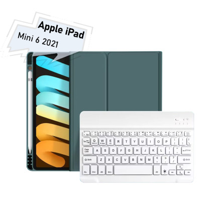 Чохол до планшета BeCover with keyboard Apple iPad Mini 6 2021 Dark Green (712987) Вінниця - фото 1