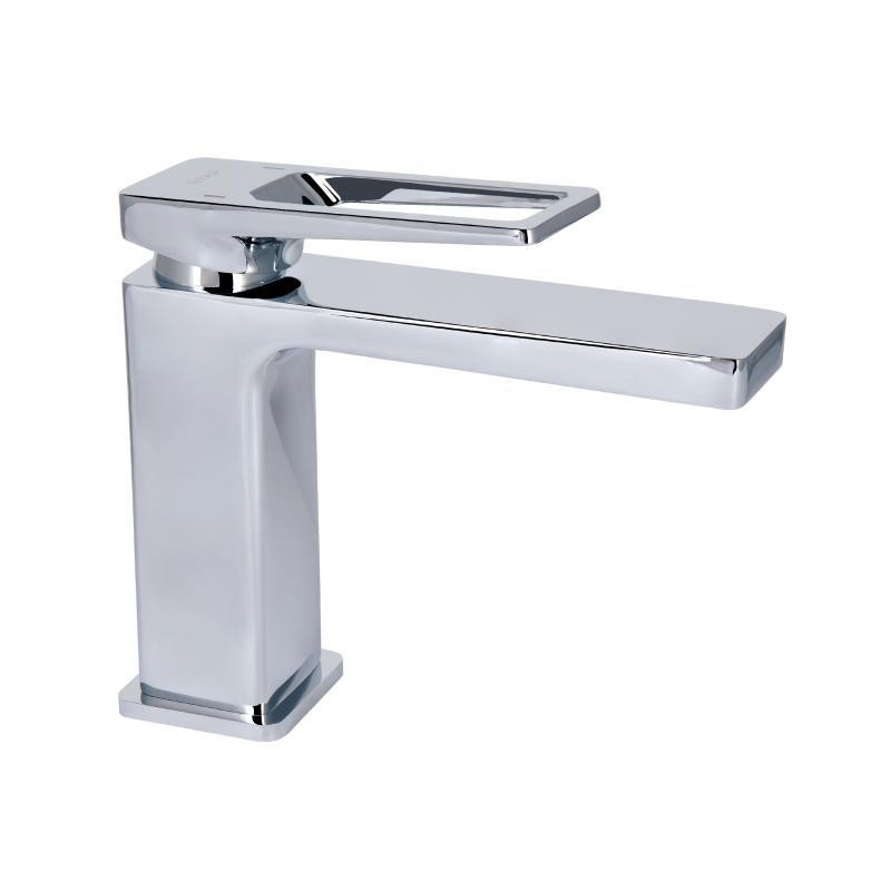 Смеситель для раковины Gemini Loop QTGEM2701CRM45699 (k35), однорычажный, низкий, Chrome Харьков - изображение 1