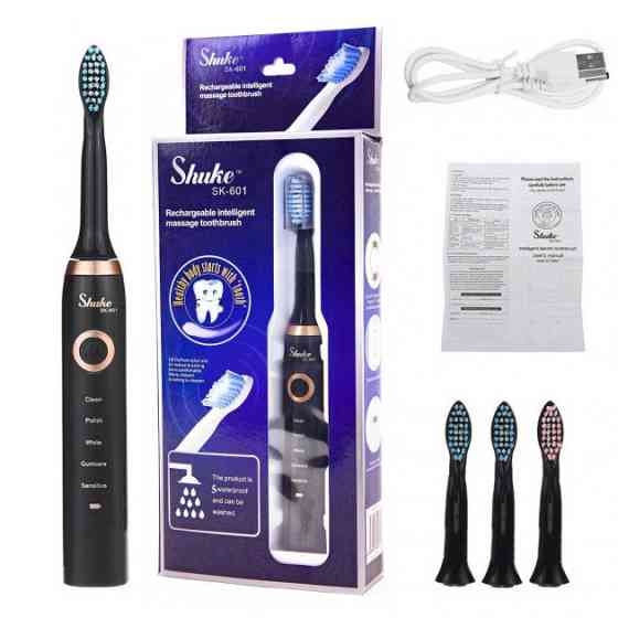 Електрична звукова зубна, Акумуляторна щітка для догляду за зубами, Зубна щітка акумуляторна GD-41 Івано-Франківськ